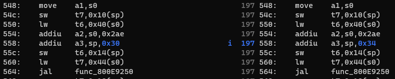 EnRecepgirl_Update's stack difference